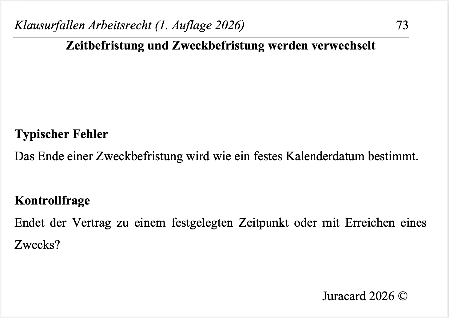 Klausurfallen Arbeitsrecht (1. Auflage 2026) – Bild 6