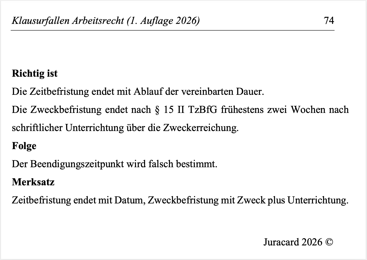 Klausurfallen Arbeitsrecht (1. Auflage 2026) – Bild 7