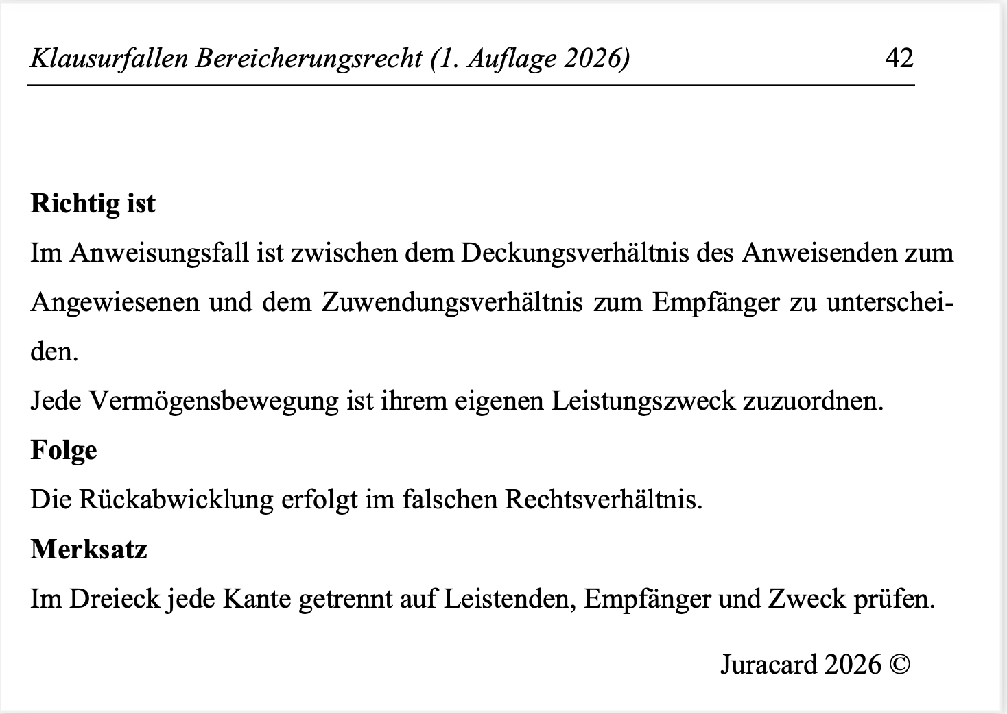 Klausurfallen Bereicherungsrecht (1. Auflage 2026) – Bild 7