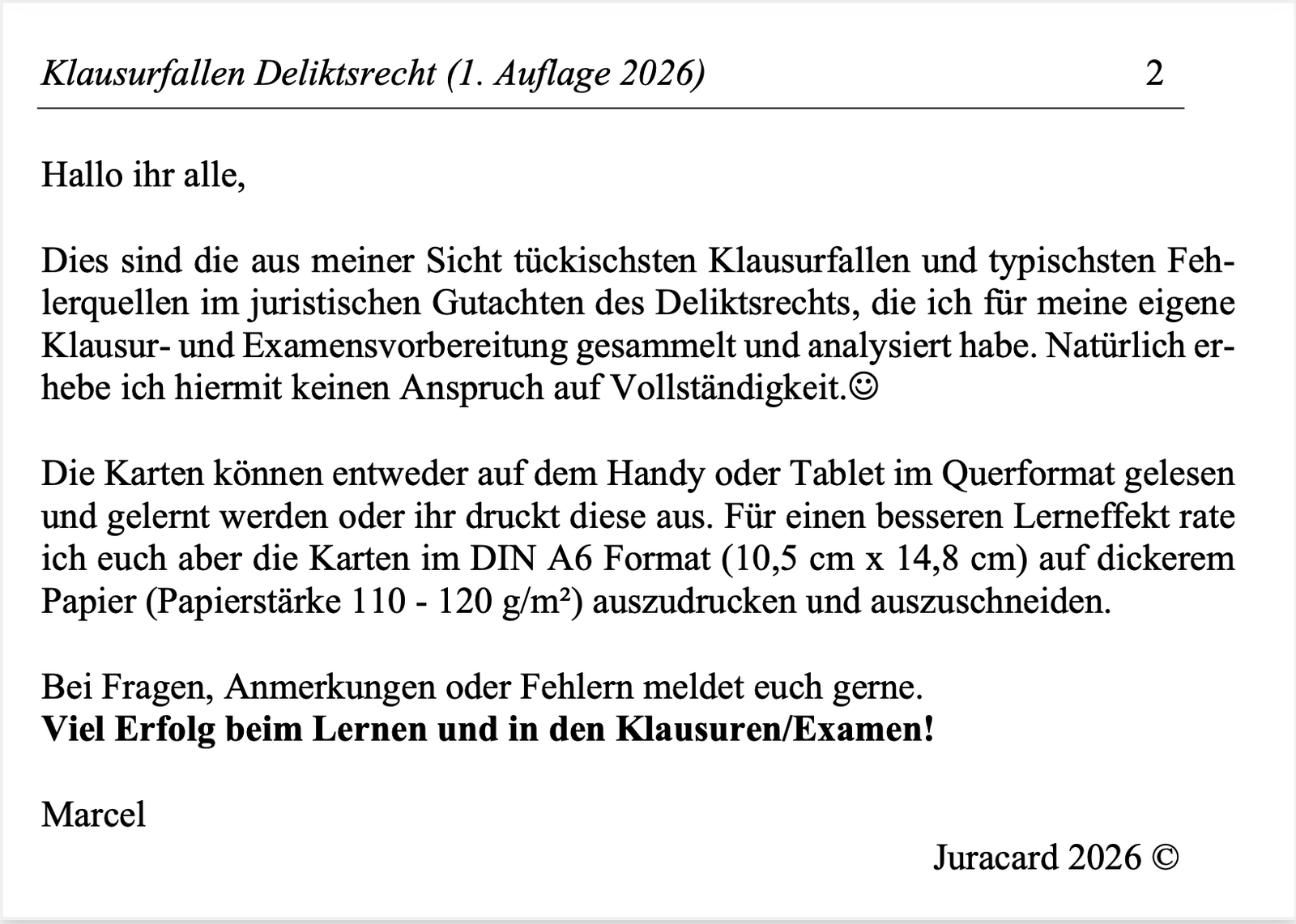 Klausurfallen Deliktsrecht (1. Auflage 2026) – Bild 3