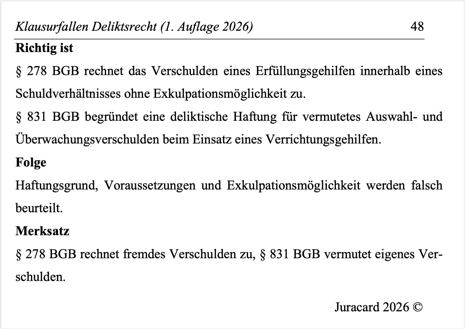 Klausurfallen Deliktsrecht (1. Auflage 2026) – Bild 7