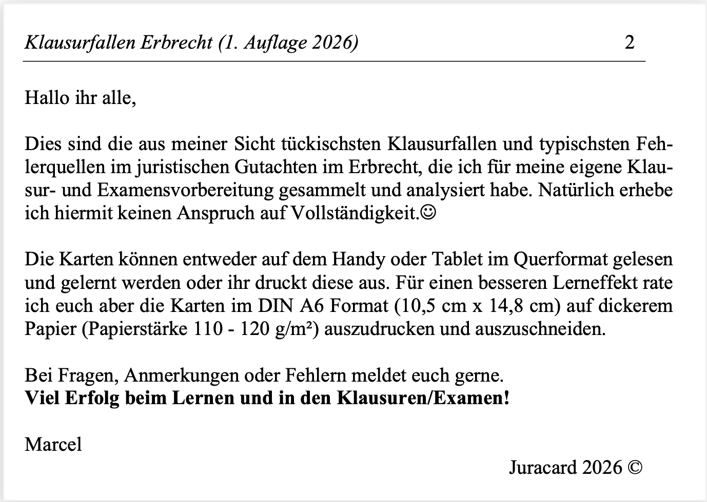Klausurfallen Erbrecht (1. Auflage 2026) – Bild 3