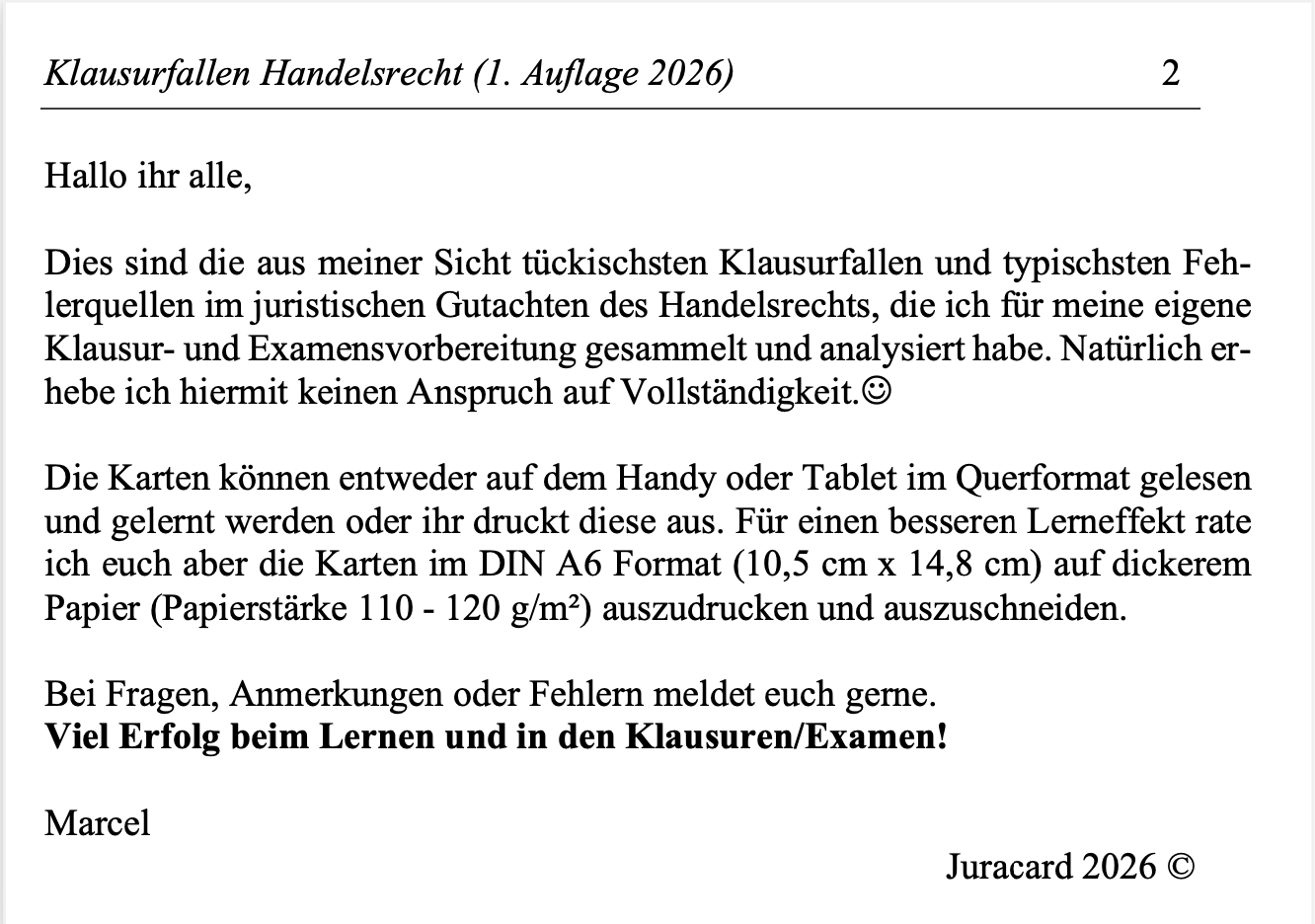 Klausurfallen Handelsrecht (1. Auflage 2026) – Bild 3