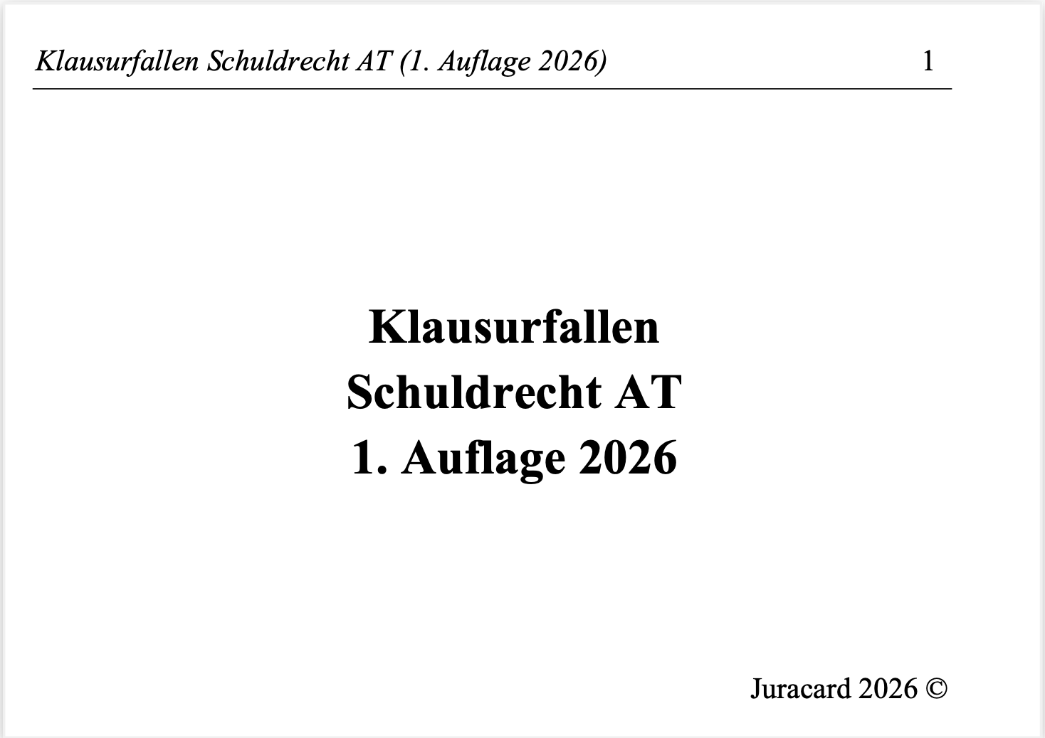 Klausurfallen Schuldrecht AT (1. Auflage 2026) – Bild 2