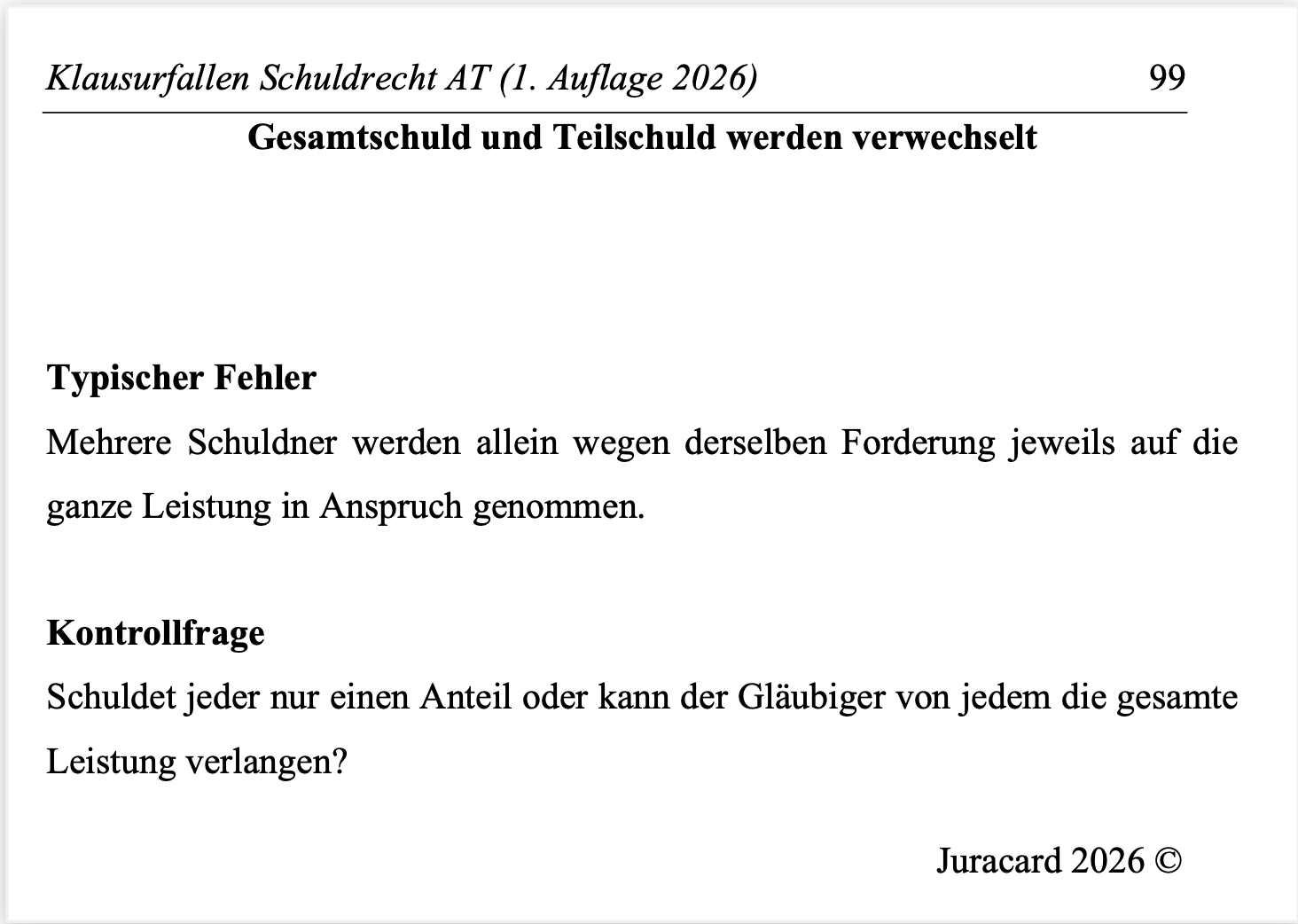 Klausurfallen Schuldrecht AT (1. Auflage 2026) – Bild 6