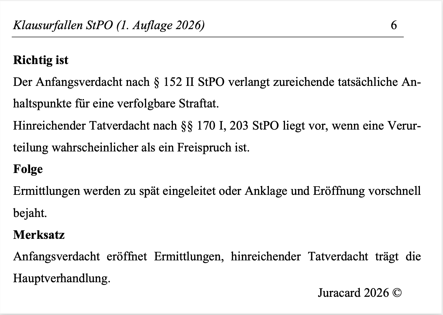 Klausurfallen StPO (1. Auflage 2026) – Bild 5