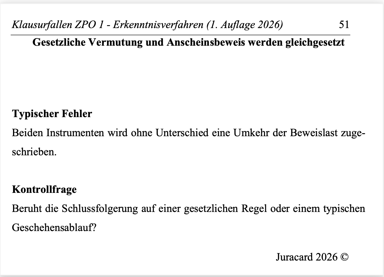 Klausurfallen ZPO 1 (1. Auflage 2026) – Bild 6