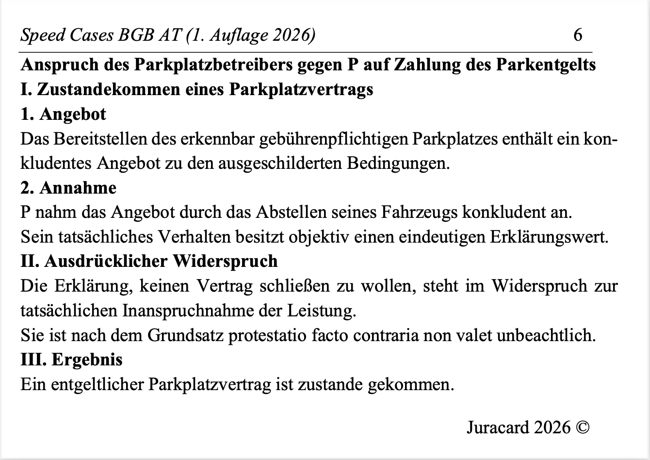 Speed Cases BGB AT (1. Auflage 2026) – Bild 5