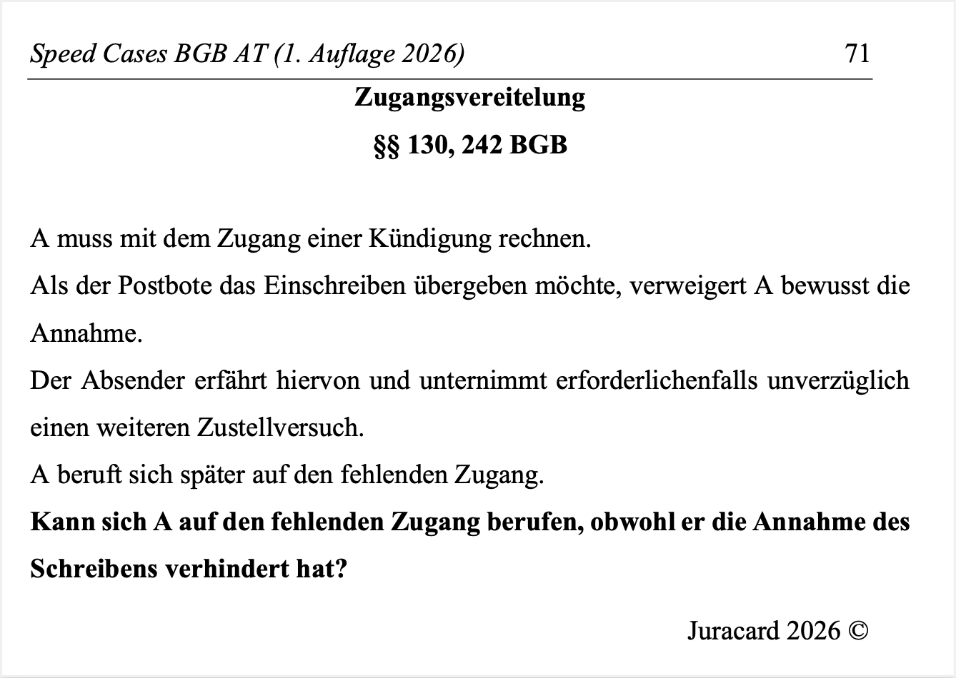 Speed Cases BGB AT (1. Auflage 2026) – Bild 6