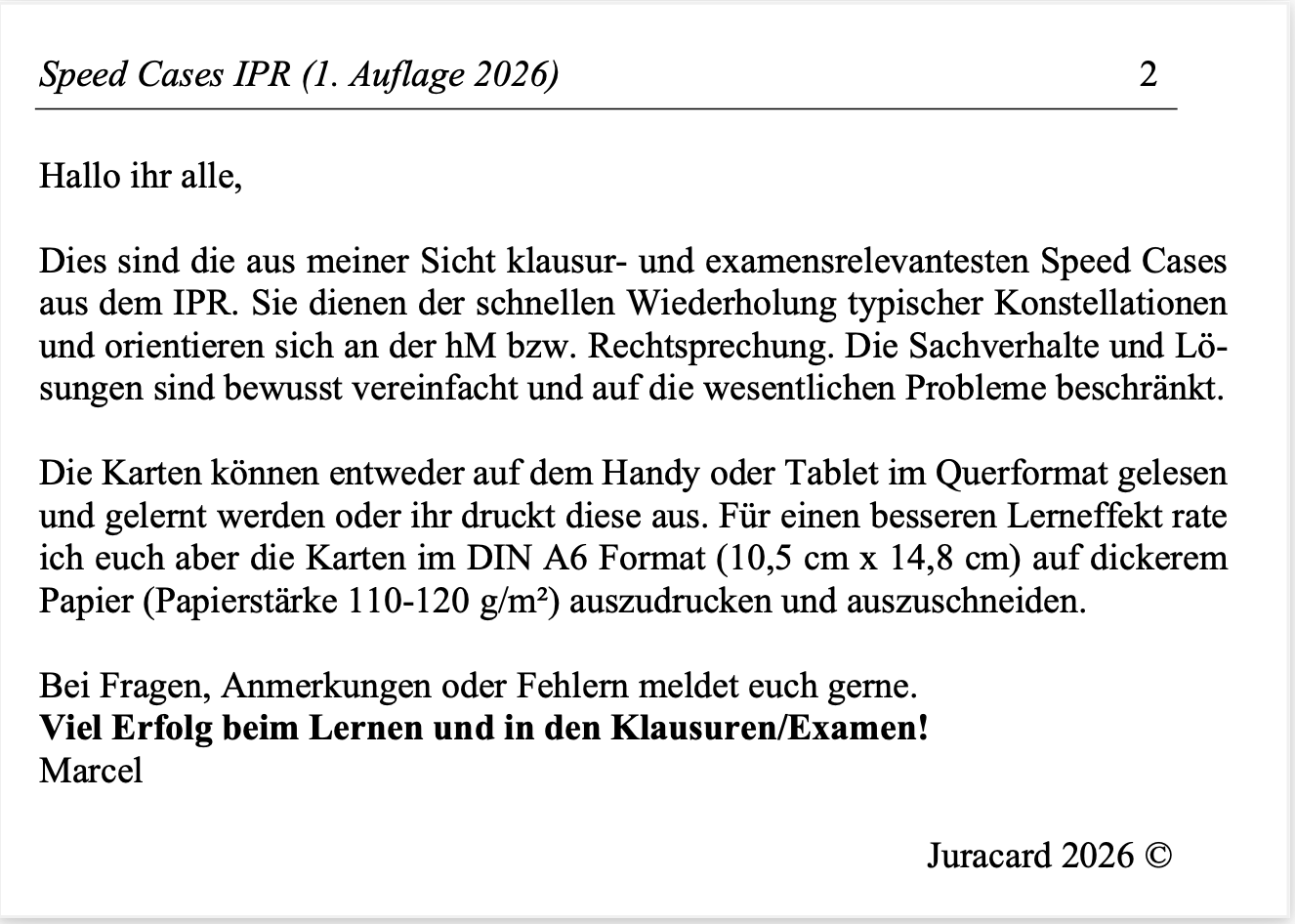 Speed Cases IPR (1. Auflage 2026) – Bild 3