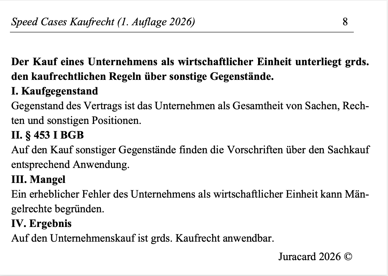 Speed Cases Kaufrecht (1. Auflage 2026) – Bild 5