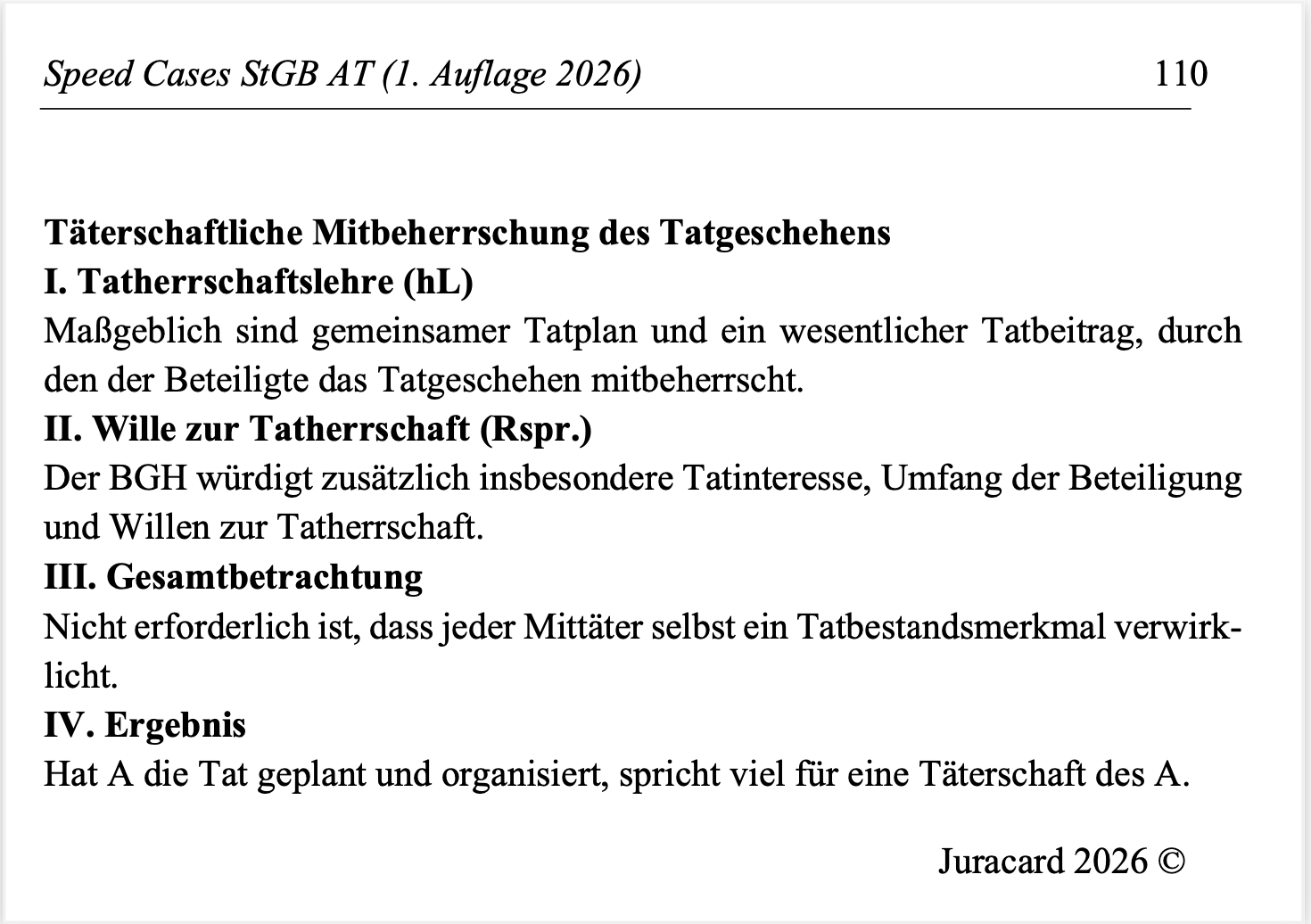 Speed Cases StGB AT (1. Auflage 2026) – Bild 7